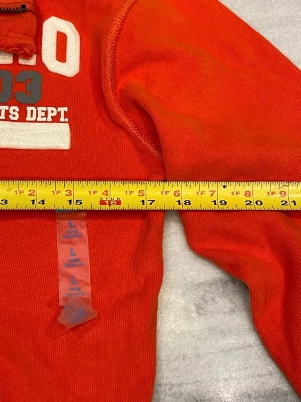 The Children’s Place Boys Orange Half Zip Pullover Sweatshirt L (10/12) NWT